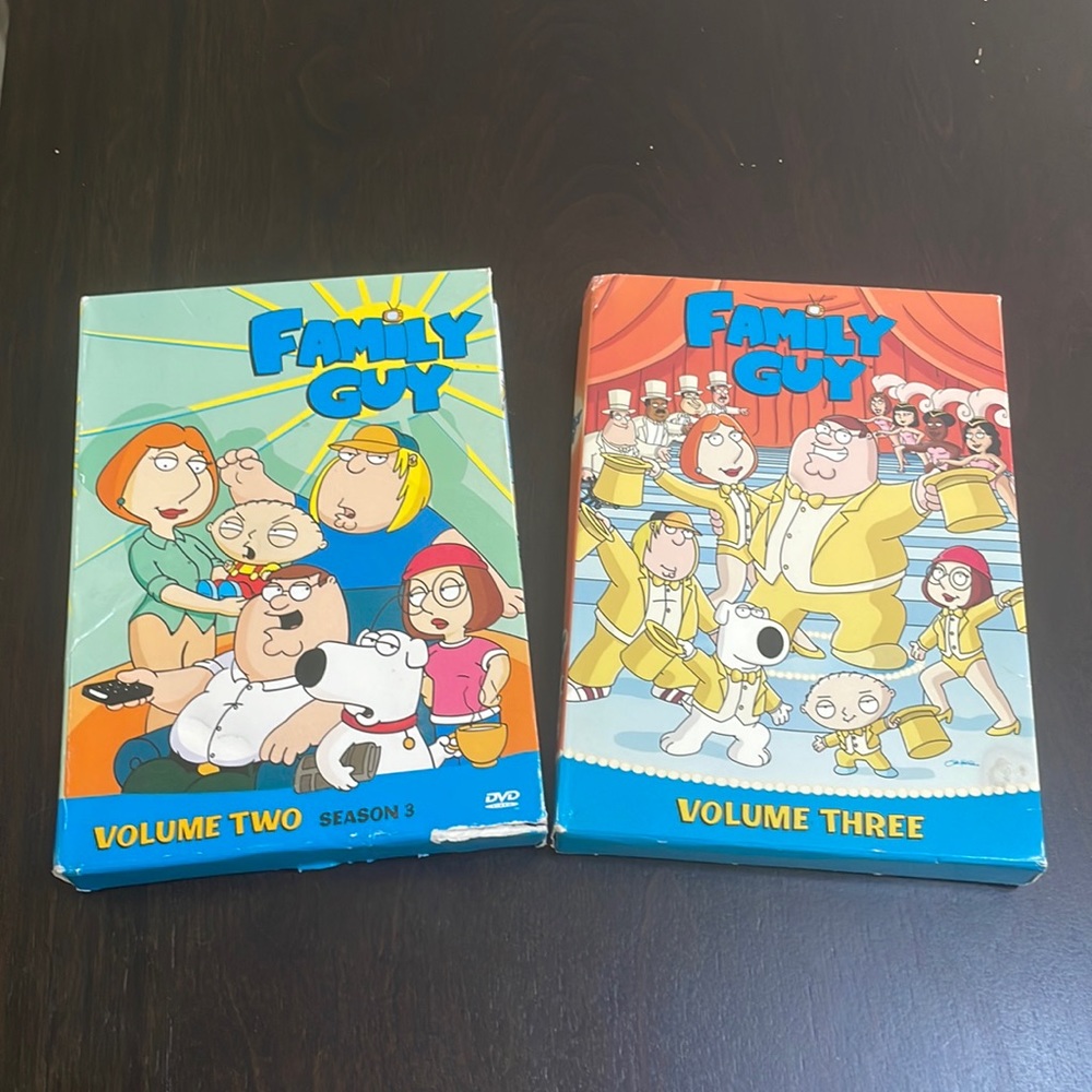 Volume 2 and Volume 3 Family Guy Series!!